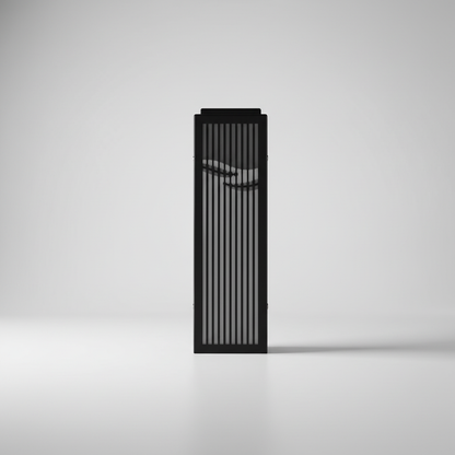 studio shot of Rhea outdoor wall lamp front view on clean neutral background