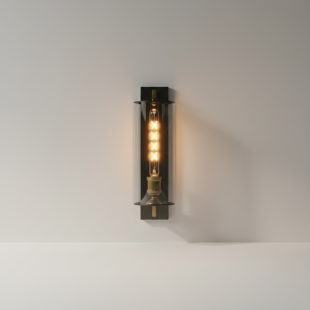 Primal Industrial Glass Wall Lamp for Living Room - Wall Lights & Sconces | Lucera Lighting