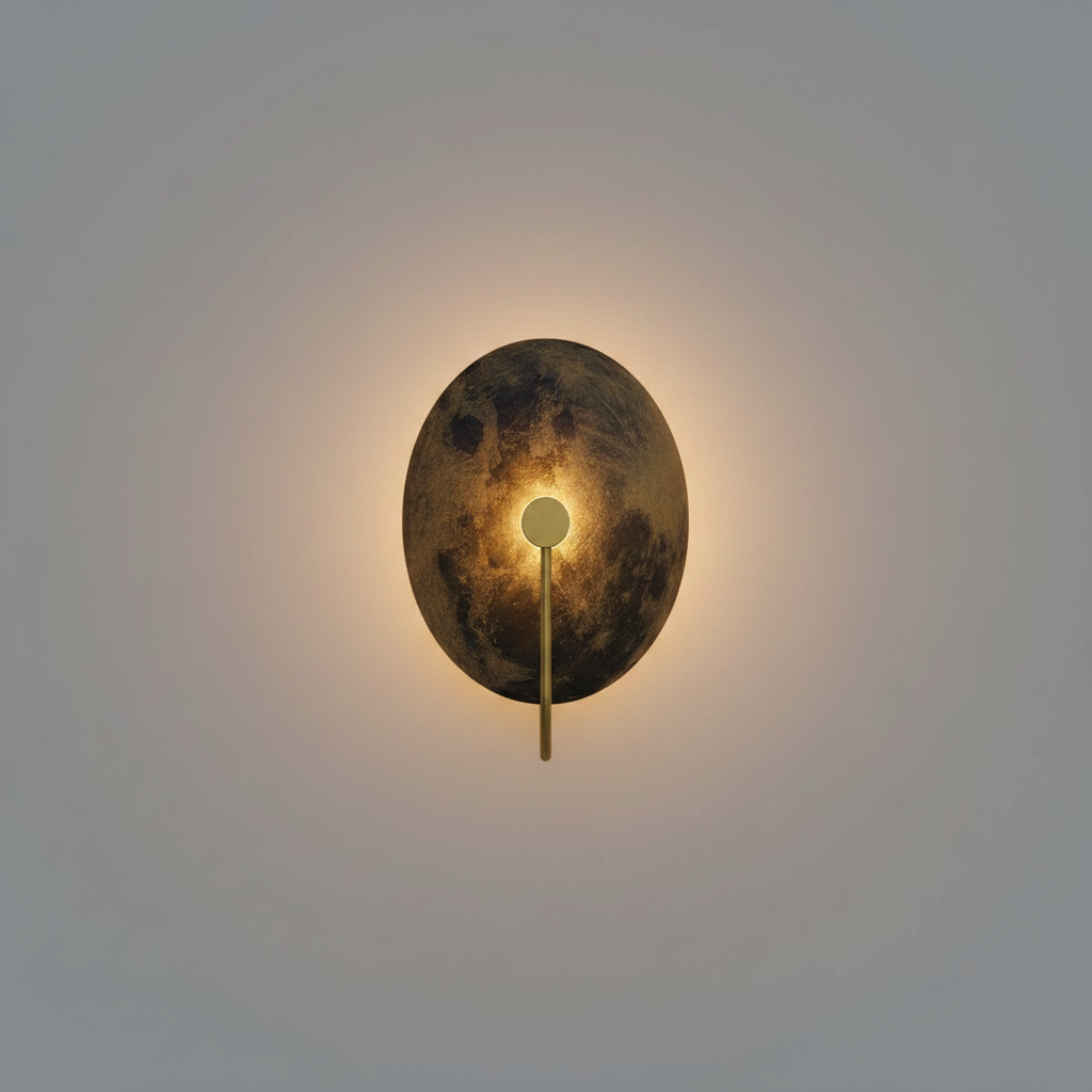 Spiral Moon Shaped Wall Lamp - Wall Lights & Sconces | Lucera Lighting