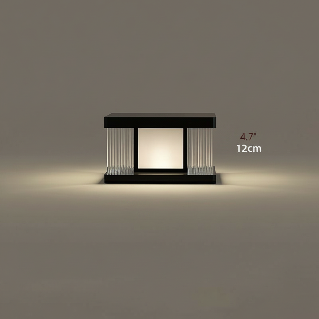 Enceladus Ember Outdoor LED Column Lamp - Exterior wall | Lucera Lighting