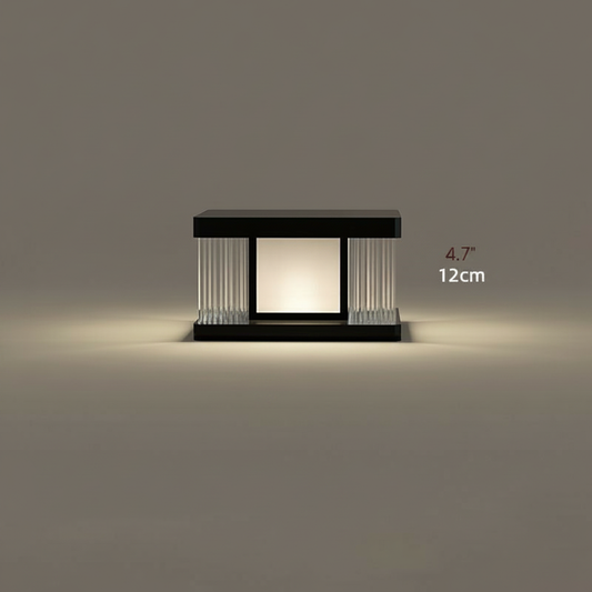 Enceladus Ember Outdoor LED Column Lamp - Exterior wall | Lucera Lighting