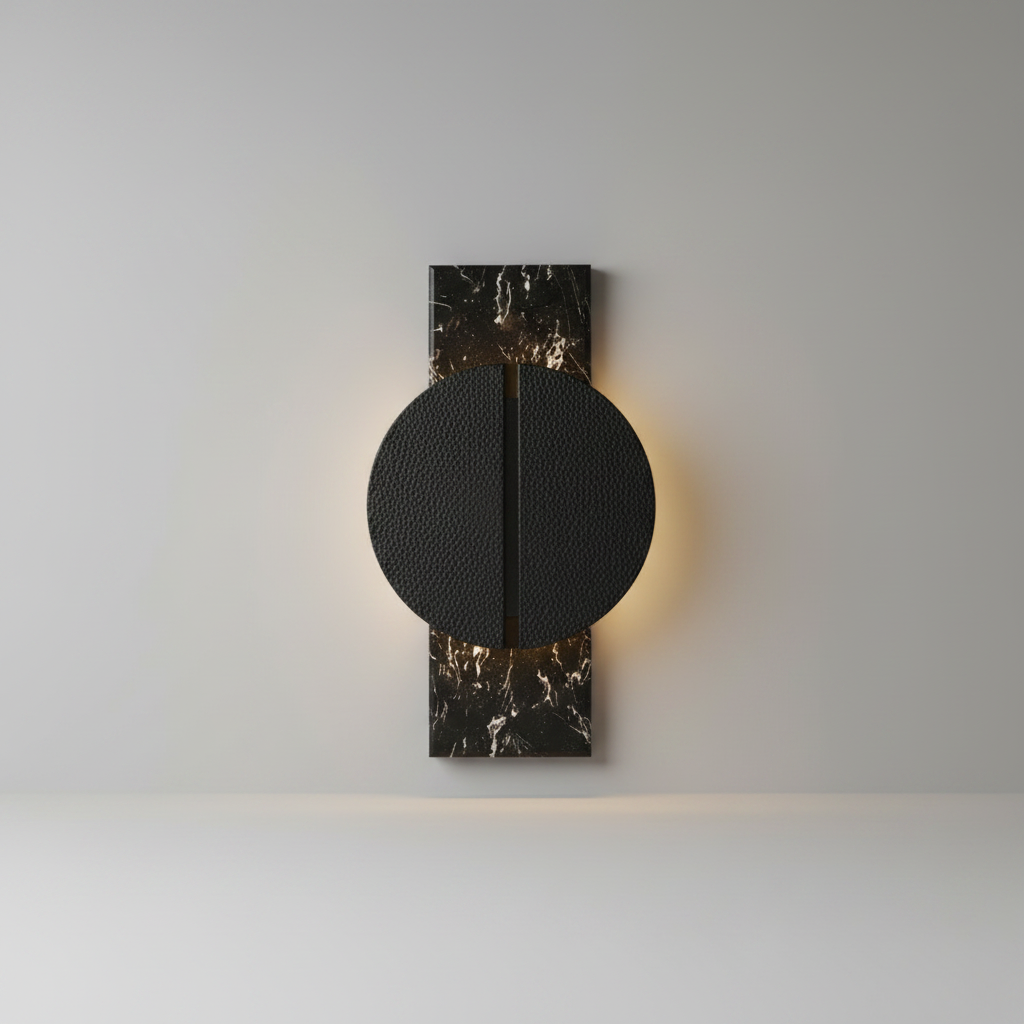 Ganglia Modern Copper Marble Wall Lamp for Bedroom - Wall Lights & Sconces | Lucera Lighting