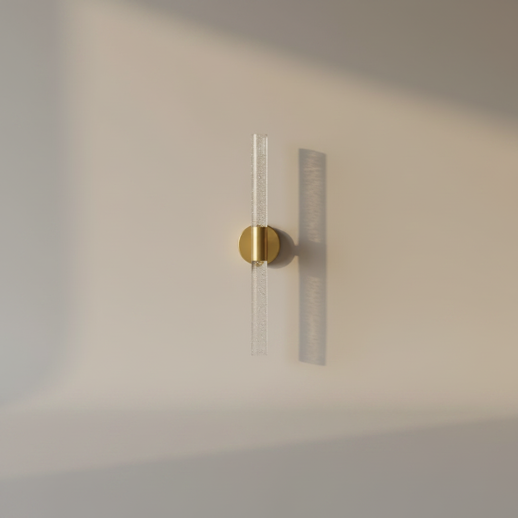 Cantata Modern Minimalistic Golden Wall Lamp - Wall Lights & Sconces | Lucera Lighting