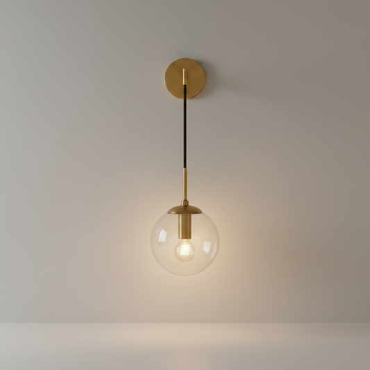 Rubato Modern LED Glass Ball Wall Lamp - Wall Lights & Sconces | Lucera Lighting