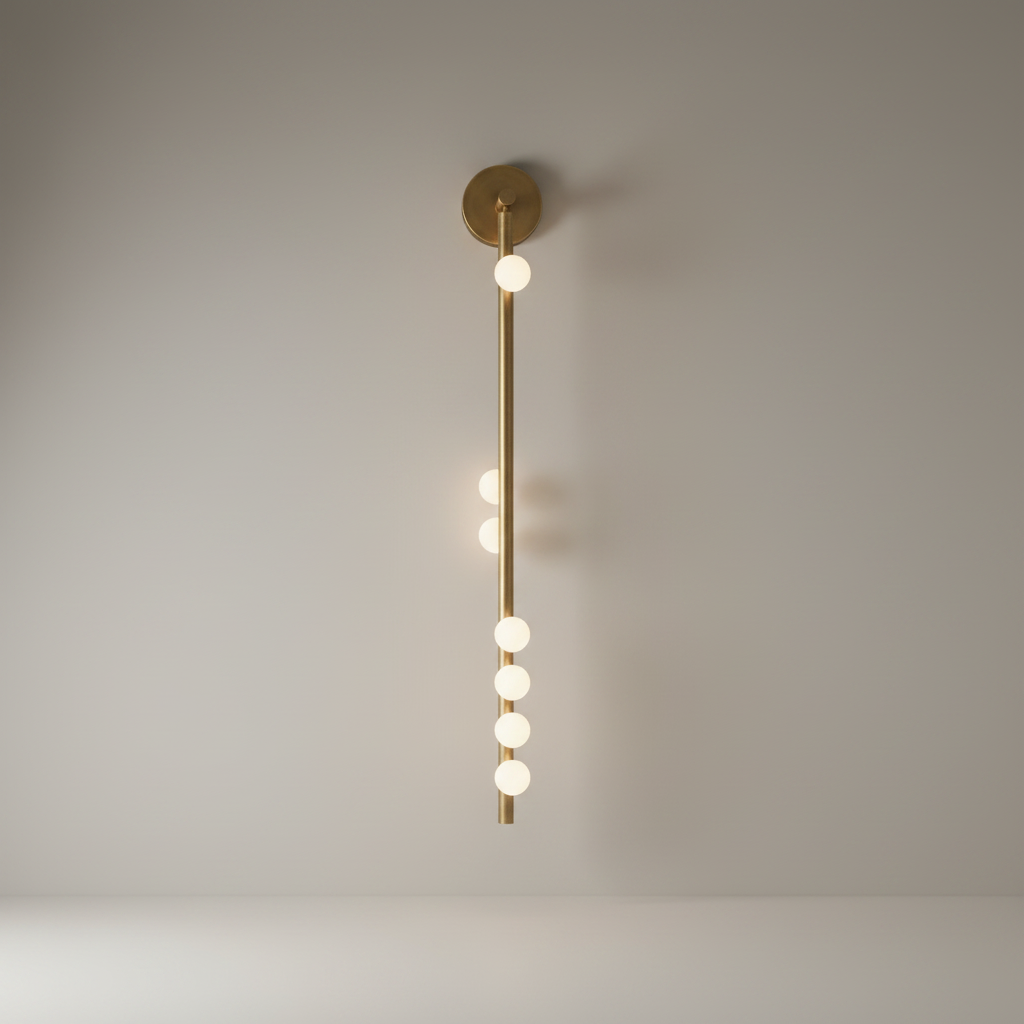 Tremolo Linear Wall Lamp - Polished Chrome & Glass - Wall Lights & Sconces | Lucera Lighting