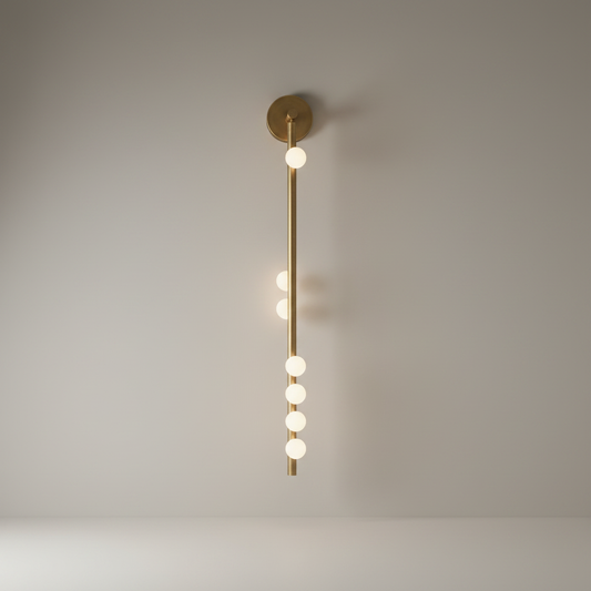 Tremolo Linear Wall Lamp - Polished Chrome & Glass - Wall Lights & Sconces | Lucera Lighting