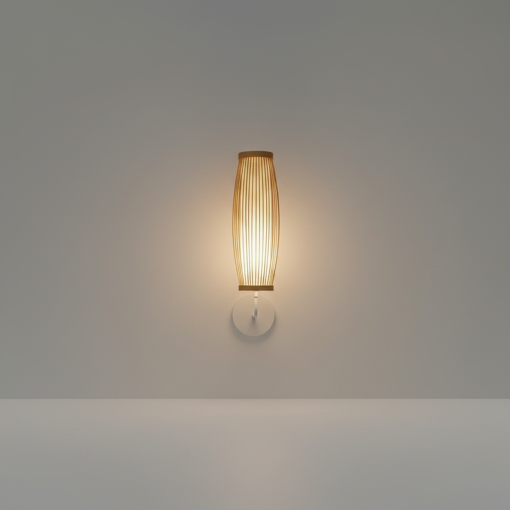 Divisi Modern Japanese Bamboo Wall Lamp - Wall Lights & Sconces | Lucera Lighting
