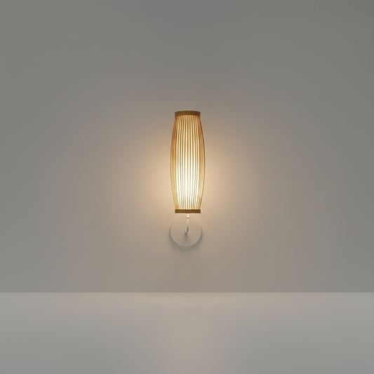 Divisi Modern Japanese Bamboo Wall Lamp - Wall Lights & Sconces | Lucera Lighting