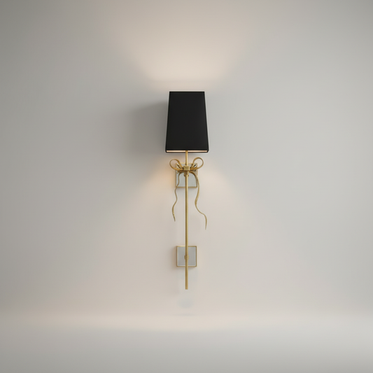 Unis LED Copper Wall Light with Fabric Shade - Wall Lights & Sconces | Lucera Lighting