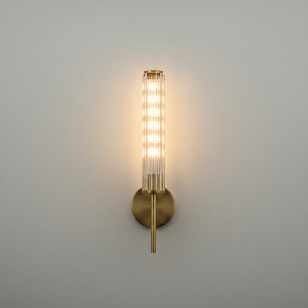 Solo Copper Glass Wall Sconce - Wall Lights & Sconces | Lucera Lighting