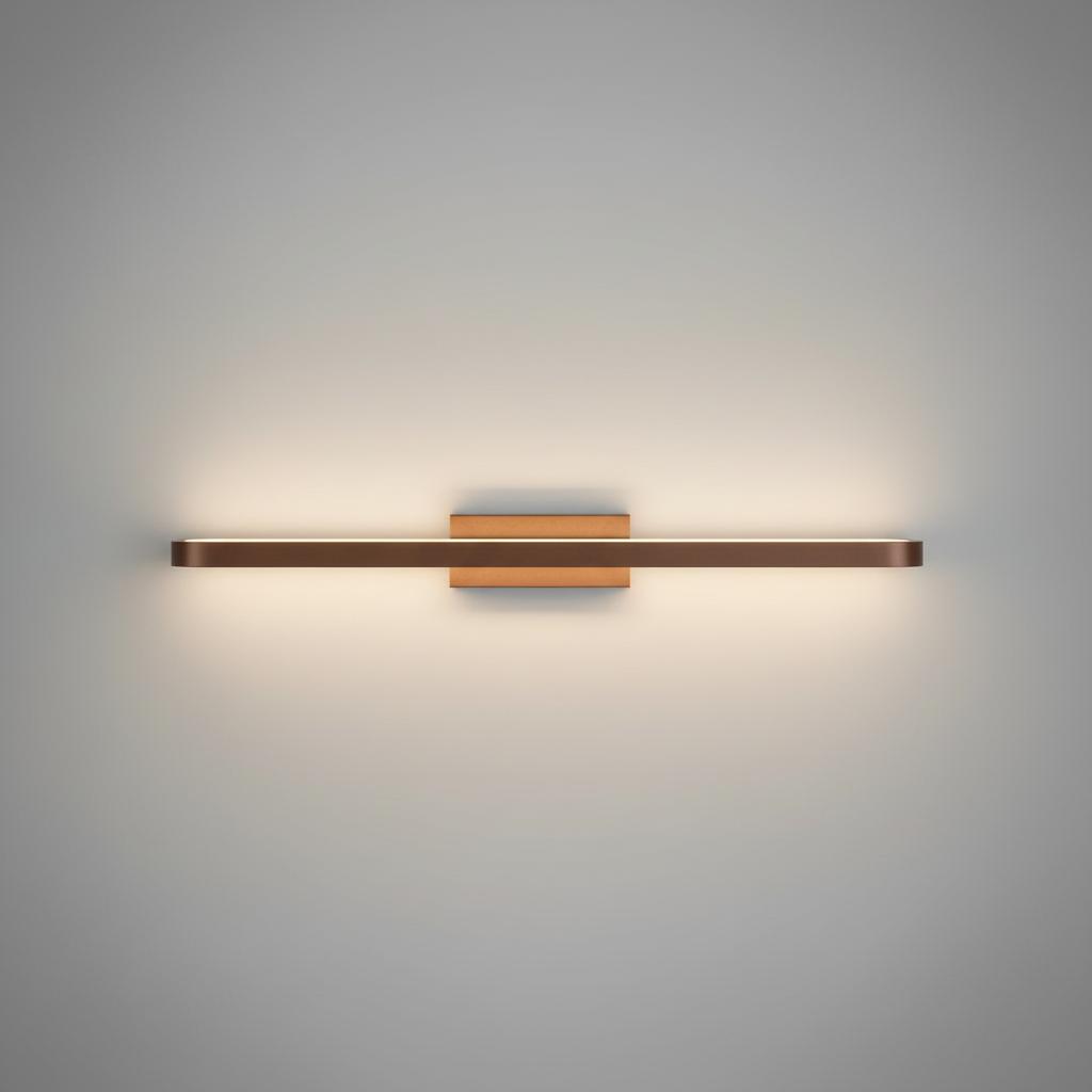 Sforzando Modern Brown LED Wall Light - Wall Lights & Sconces | Lucera Lighting