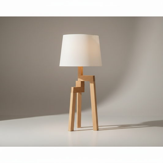 Gusto LED Solid Wood Table Lamp - Lamps | Lucera Lighting