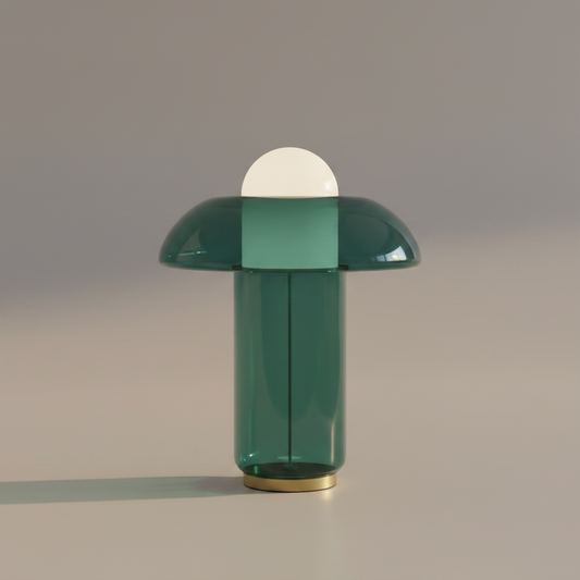 Tranquillita Green Glass Mushroom Accent Light - Lamps | Lucera Lighting