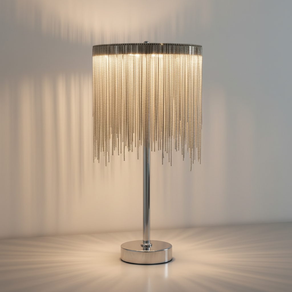 Oscurita Postmodern LED Tassel Nightstand Lamp - Lamps | Lucera Lighting