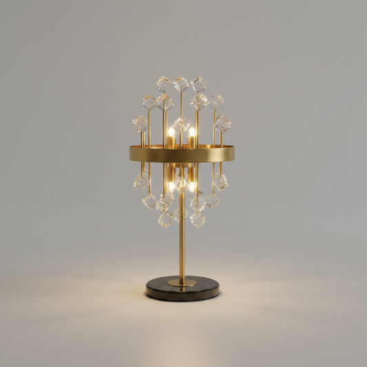 Segreto Gold Crystal Accent Light - Lamps | Lucera Lighting