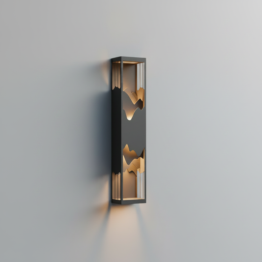 Renee Black Outdoor Waterproof Wall Light - Exterior wall | Lucera Lighting