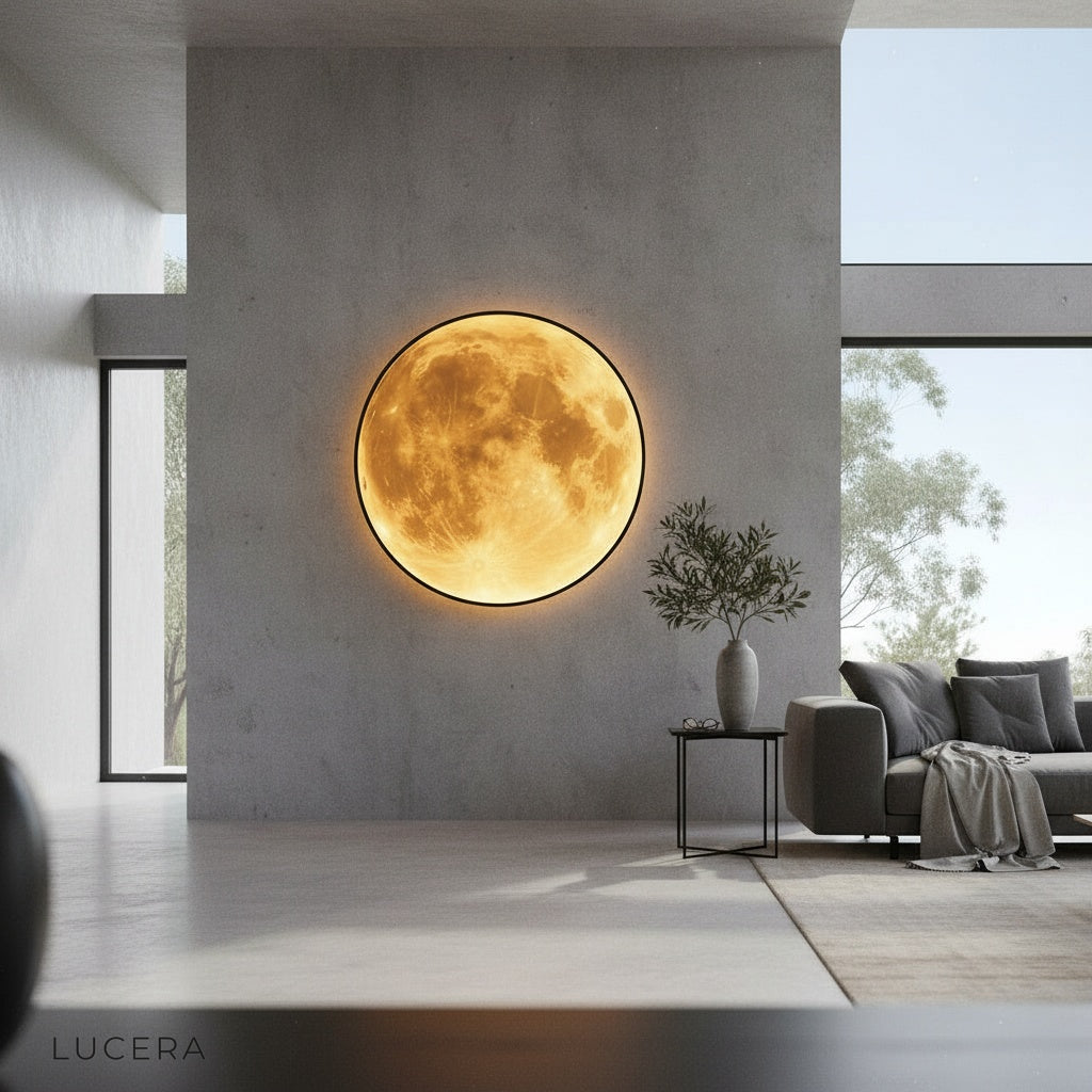 Tab 1 - Astro Moon Wall Lamp Illuminated Art