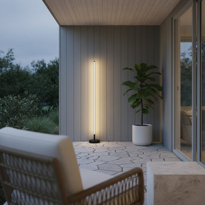 close-up studio view of the lamp's dimmable control and brushed metal finish