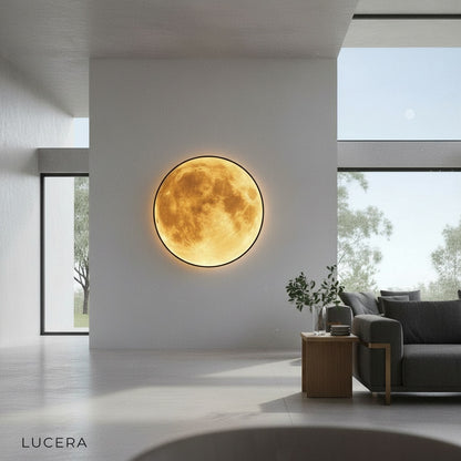 Tab 1 - Caspian Moon Wall Lamp Illuminated Art