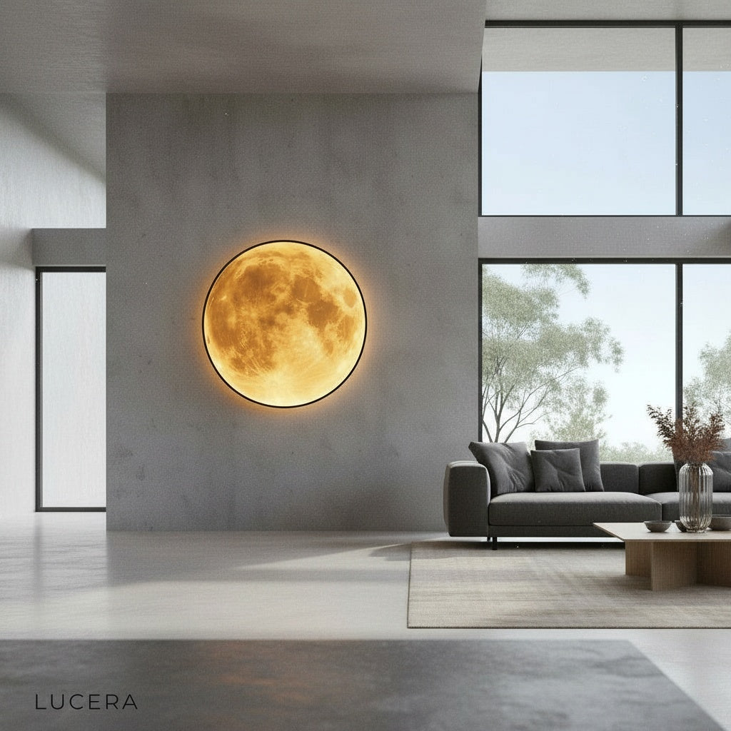 Tab 3 - Caspian Moon Wall Lamp Illuminated Art