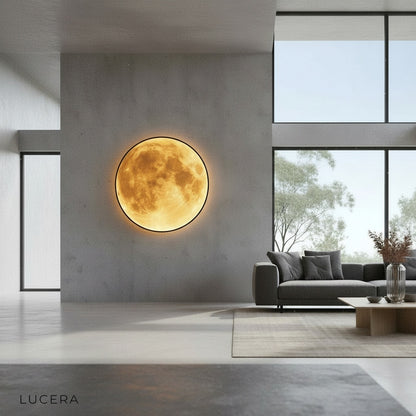 Tab 3 - Caspian Moon Wall Lamp Illuminated Art