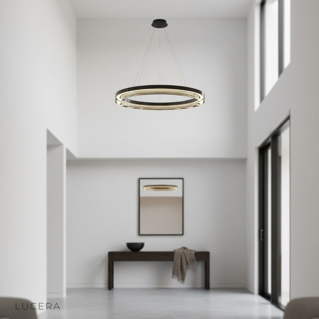 High-Ceiling Entryway