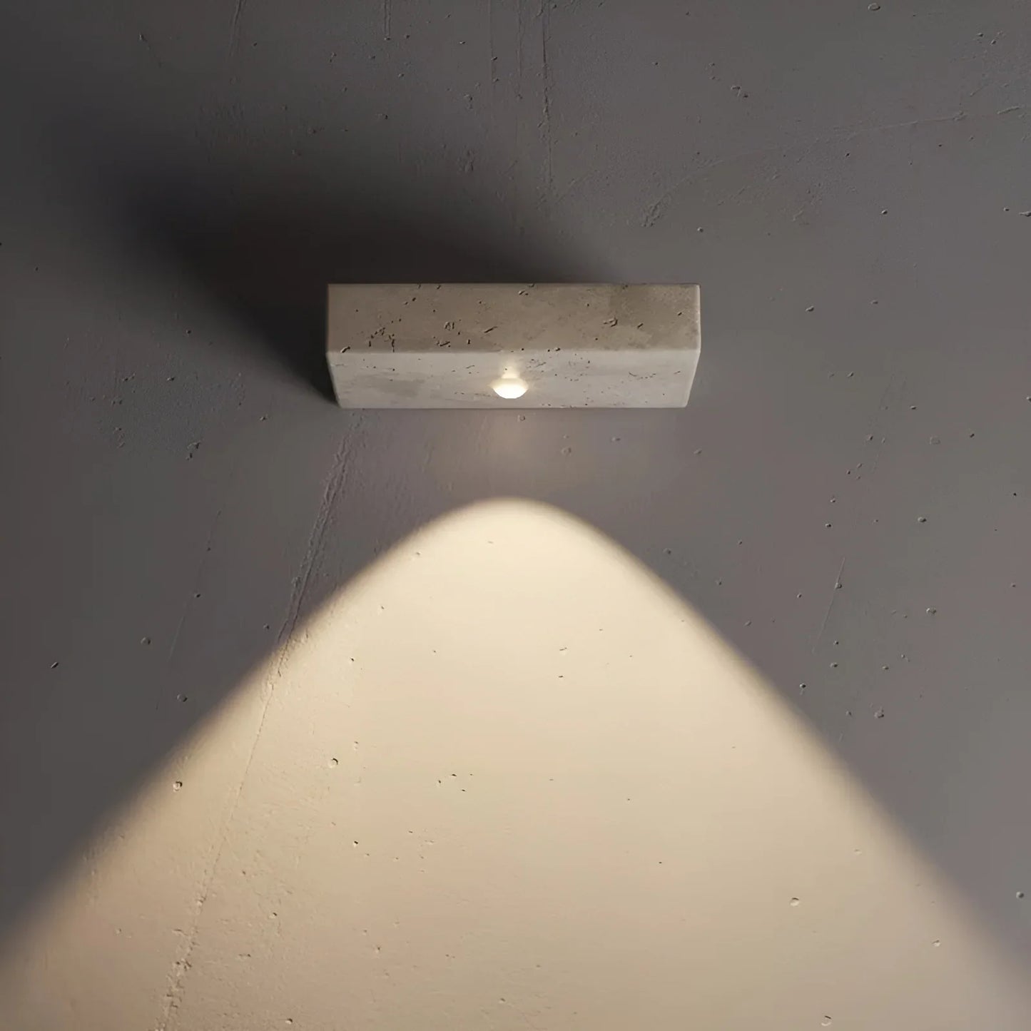 Draco Travertine Wall Lamp - Exterior wall | Lucera Lighting