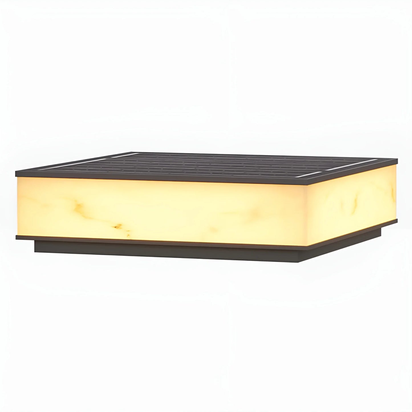 Cygnus Ridge Solar Pillar Light - Exterior wall | Lucera Lighting